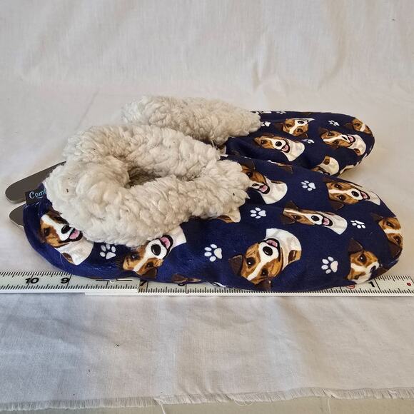 Comfies Jack Russel Terrier Slippers Women's One Size Fits Most NWT - Picture 8 of 9